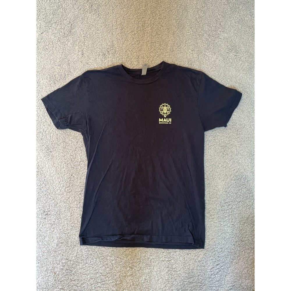 maui brewing company shirt Blue medium Short‎ Sleeve Tshirt